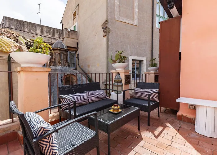 Апартаменты Pantheon Splendid Flat With Terrace Рим
